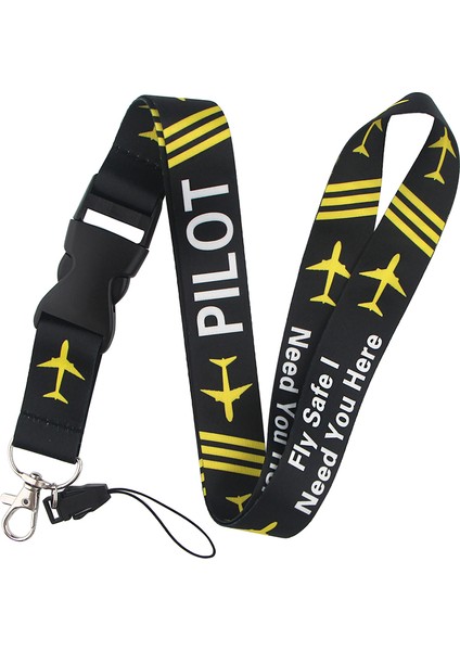 Stil 3 ER1730 Fly Safe Burada Sana Ihtiyacım Var Pilot Kaptan Kimlik Kartı Tutucu Otobüs Kartı Tutucu Personel Kartı Ipi Tuşlar Telefon Dıy Asma Halatı (Yurt Dışından) modelleri