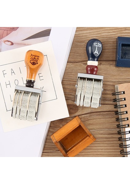Stil 3 Ahşap Saplı Tarih Dıy Damga Diy Scrapbooking Için Pullar Kawaii Kırtasiye Zakka Çıkartması Malzeme Escolar Okul Malzemeleri (Yurt Dışından) fiyatları