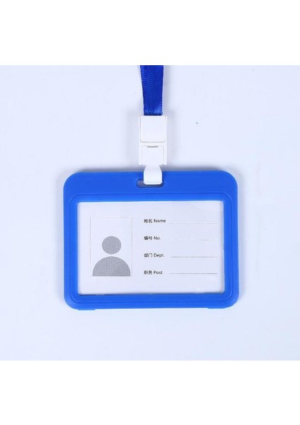 Blue Horizon 1 Adet Yeni Isim Kredi Kartı Sahipleri Kadın Erkek Banka Kartı Boyun Askısı Kart Otobüs Kımlık Tutucu Öğrenciler Çocuk Kimlik Rozeti ile Kordon (Yurt Dışından)