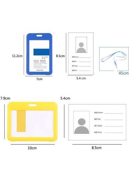 Blue Horizon 1 Adet Yeni Isim Kredi Kartı Sahipleri Kadın Erkek Banka Kartı Boyun Askısı Kart Otobüs Kımlık Tutucu Öğrenciler Çocuk Kimlik Rozeti ile Kordon (Yurt Dışından) modelleri