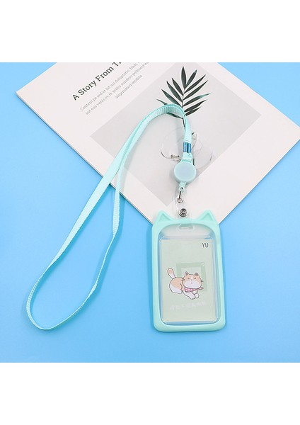 B Banka Kredi Kartı Tutucu Askı Kart Sahibi Öğrenci Hemşire Moda Kordon Kımlık Rozeti Makara Tutucu Otobüs Geçiş Durumda Ofis Malzemeleri (Yurt Dışından)