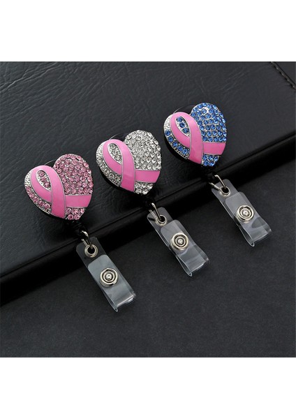Ekg Stetoskop Aşk Kalp Kapsülü Elmas Pembe Kurdele Geri Çekilebilir Hemşire Rozeti Makara Klip Rozet Tutucu Öğrenciler Doktor Kimlik Kartı Tutucu Kırtasiye (Yurt Dışından) fiyatları