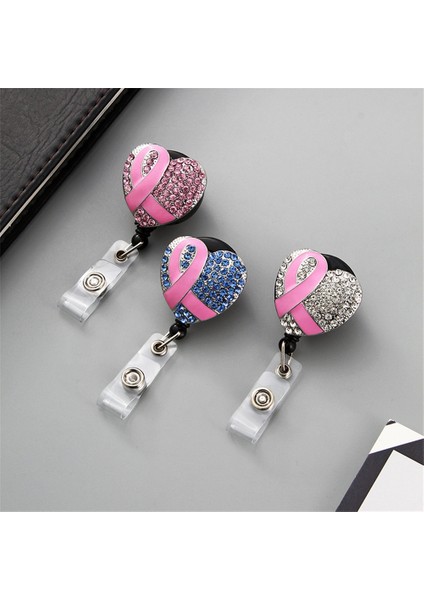 Ekg Stetoskop Aşk Kalp Kapsülü Elmas Pembe Kurdele Geri Çekilebilir Hemşire Rozeti Makara Klip Rozet Tutucu Öğrenciler Doktor Kimlik Kartı Tutucu Kırtasiye (Yurt Dışından) modelleri