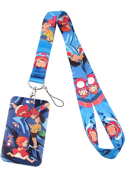 17 CB0181 Anime Kart Kılıfları Kordon Anahtar Kordon Cosplay Rozeti Kımlık Kartları Sahipleri Boyun Askıları Anahtarlıklar Öğrenci Ofis Aksesuarları (Yurt Dışından)