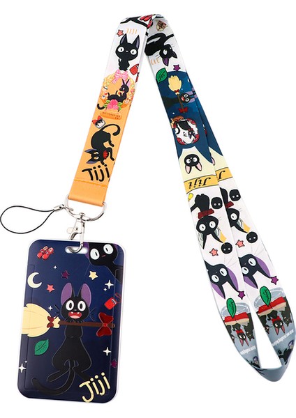 23 CB0181 Anime Kart Kılıfları Kordon Anahtar Kordon Cosplay Rozeti Kımlık Kartları Sahipleri Boyun Askıları Anahtarlıklar Öğrenci Ofis Aksesuarları (Yurt Dışından)