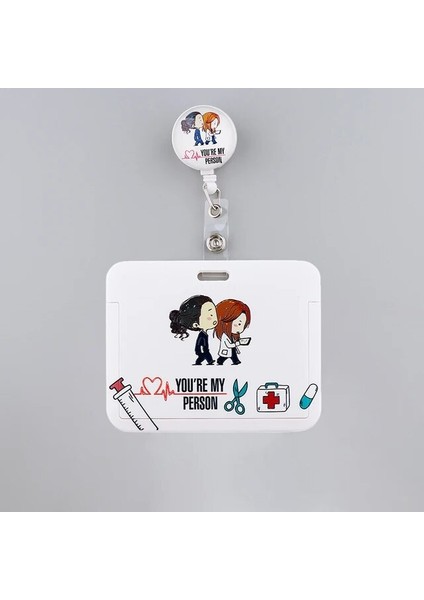 Stil 3 Grey's Anatomy Geri Çekilebilir Rozetler Makara Doktor Hemşire Sergi Kartvizit Anime Rozet Tutucu Ofis Okul Aksesuarları (Yurt Dışından)