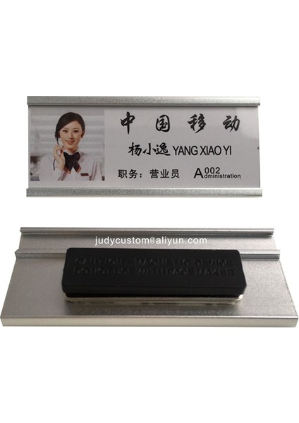 Altın MAGNET72X32MM 10 Adet/1 Grup Metal Manyetik Isim Etiketi Rozet Tutucu Mıknatıs/pin Rozetleri Kart Kımlık Sahipleri Çalışma Çalışan Kartı (Yurt Dışından)
