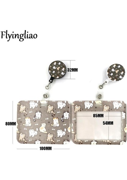 Boyun Askısı Tutucu Gri Güzel Sevimli Kediler Sanat Karikatür Anime Moda Boyunluklar Otobüs Kımlık Adı Çalışma Kartı Tutucu Aksesuarları Süslemeleri Çocuklar Hediyeler (Yurt Dışından) modelleri