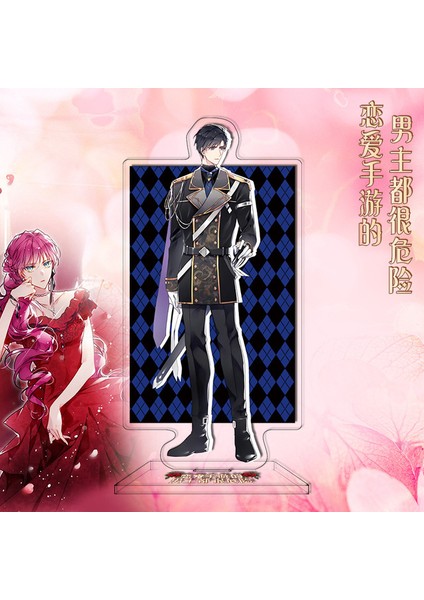 C Anime Ölüm Kötü Adam Için Tek Sondur Akrilik Standı Kötüler Ölmeye Mahkumdur Heykelcik Modeli Plaka Cosplay Hediye (Yurt Dışından)