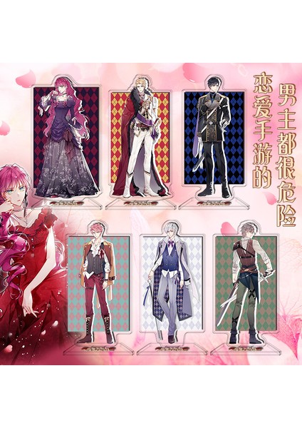 C Anime Ölüm Kötü Adam Için Tek Sondur Akrilik Standı Kötüler Ölmeye Mahkumdur Heykelcik Modeli Plaka Cosplay Hediye (Yurt Dışından)