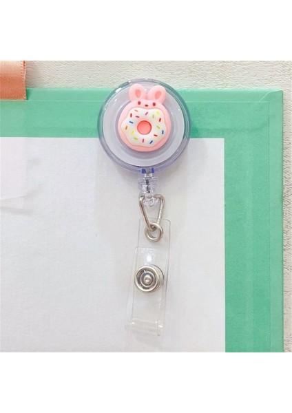 12 Sevimli Abs Kredi Kartı Tutucu Kadın Erkek Hemşire Öğrenci Geri Çekilebilir Makaralı Isimlik Kimlik Adı Otobüs Kartı Rozeti Tutucu Karikatür (Yurt Dışından)