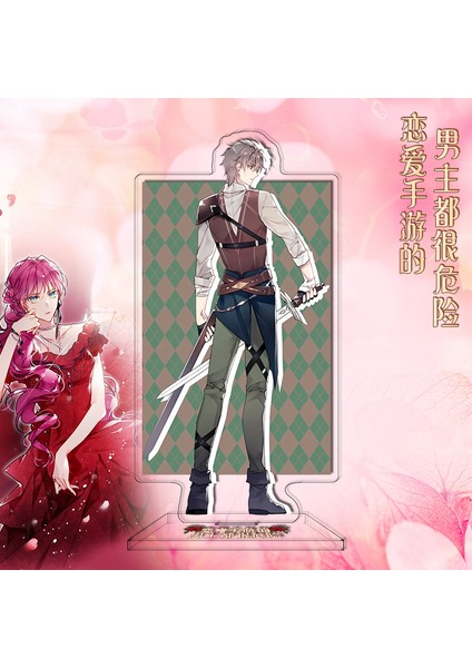 C Anime Ölüm Kötü Adam Için Tek Sondur Akrilik Standı Kötüler Ölmeye Mahkumdur Heykelcik Modeli Plaka Cosplay Hediye (Yurt Dışından)