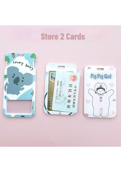 Rastgele 1 Adet Karikatür Kımlık Sahipleri Yaka Kartı Tutucu Personel Rozeti Kapak Kılıf Otobüs Geçiş Kılıfı Kol Boyun Askısı ile Kart Sahibinin (Yurt Dışından) indirimleri