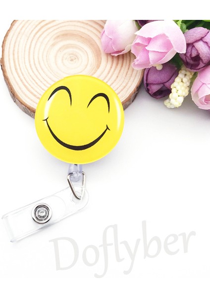 M Sevimli Karikatür Hayvan Geri Çekilebilir Makaralı Isimlik Kordon Kimlik Adı Kart Rozeti Tutucu Hemşire Öğrenci Çalışan Kart Klibi Ofis Malzemeleri (Yurt Dışından)