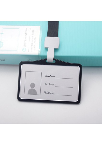 Stil 8 Moda Metal Iş Kimlik Kartı Tutucu Kartları Kapak Bozuk Para Cüzdanı Cüzdan Temizle Banka Kredi Kartı Çantası Okul Ofis Malzemeleri (Yurt Dışından)