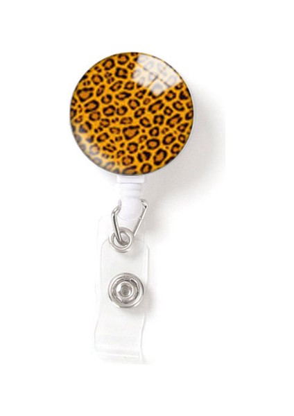 Stil 8 Geri Çekilebilir Makaralı Isimlik Tutucu Kimlik Kartı Tutucu Hemşire Adı Etiketi Sevimli Serin Leopar Çita Derisi Öğretmen Öğrenci Çalışma Ofis Malzemeleri (Yurt Dışından)
