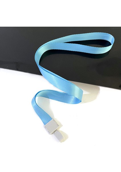 Gökyüzü Mavi LYD-10PCS 10 Adet/grup Plastik Çift Taraflı Şeffaf Çalışanlar Iş Okulu Kimlik Rozeti Ofis Geçiş Kimlik Kartı Tutucu Aksesuarları Kordon (Yurt Dışından)
