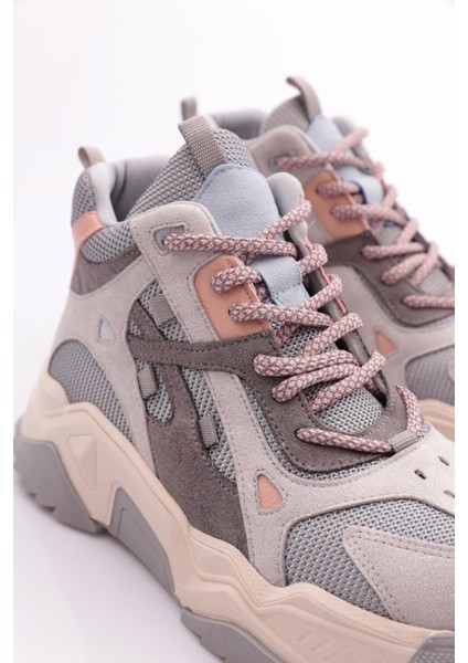 6580 Kadin Kalin Taban Sneaker Ayakkabi