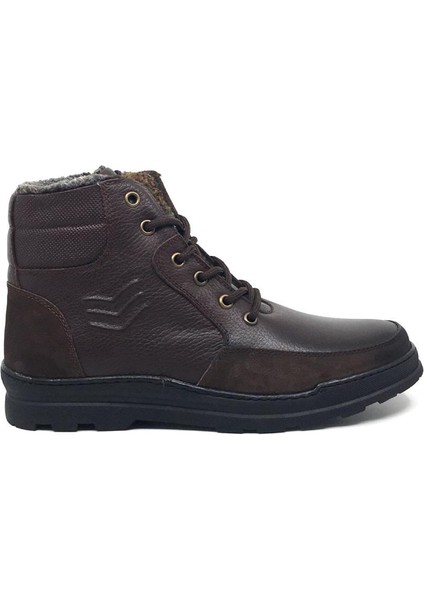 %100 Hakiki Deri Erkek Günlük Rahat El Yapımı Kauçuk Kaymaz Taban Içi Kürklü Kışlık Bot fiyatları