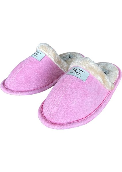 Peluşlu Kadın Ev Terliği Pembe fırsatları