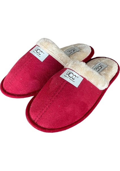 Unisex Peluşlu Ev Terliği Kırmızı fırsatları