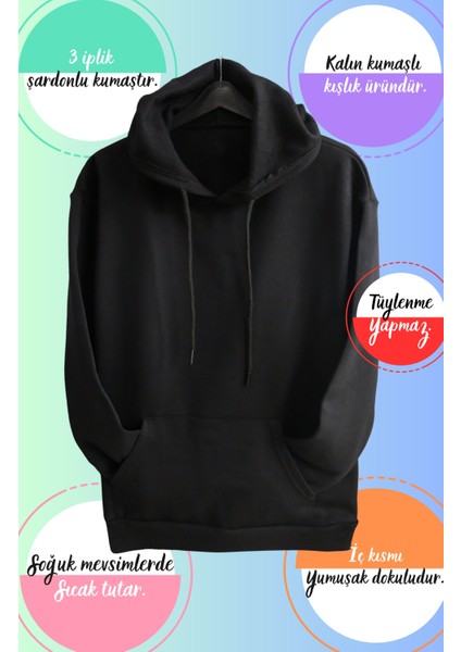 Sylvester Tweety Baskılı Çiftler Için Kapüşonlu Sweatshirt