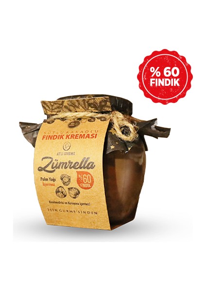 Zümrella Sütlü Kakaolu Fındık Kreması 200 gr
