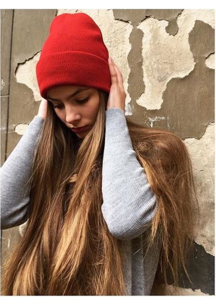 EKE TEKSTİL Unisex Katlamalı Kışlık Örme Bere fiyatları