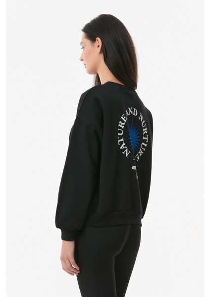 Baskılı Bisiklet Yaka Sweatshirt fırsatları