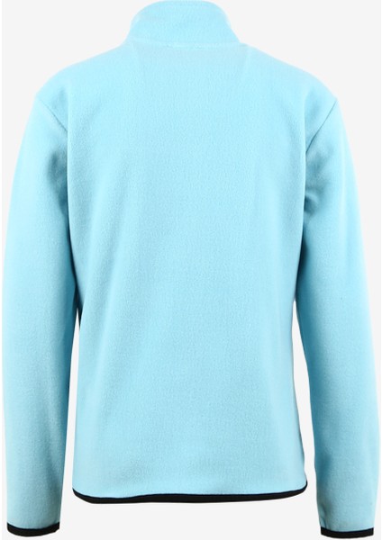 Turkuaz Kadın Kapüşonlu Polar Sweatshırt D3WL-SWT27