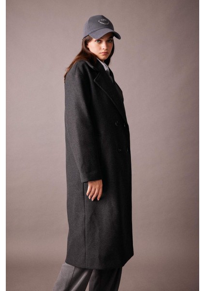 Su Geçirmez Oversize Fit Kaşe Kaban A0915AX23WN modelleri