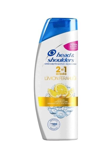 2'li Head And Shoulders Şampuan 350 Ml. Limon Ferahlığı 2ın1