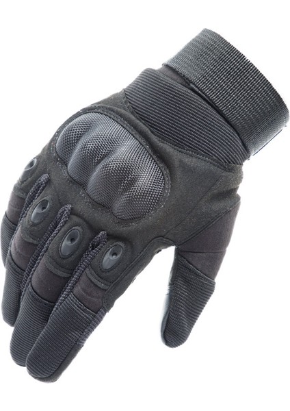Erkek Açık Hava Sporları Dokunmatik Ekran Dağcılık Bisiklet Eğitimi Kaymaz Savaş Kumaş Kabuk Taktik Eldiven (Yurt Dışından)