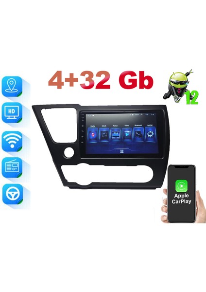 Honda Civic Amerikan 2014-2015 Multimedya Kamera