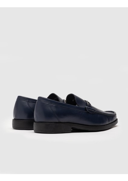 Toka Detaylı Bağcıksız Loafer Ayakkabı 466M1298 Lacivert modelleri