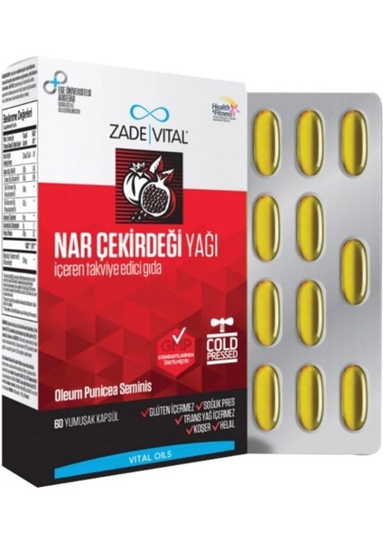 Nar Çekirdeği Yağı 400 Mg 60 Kapsül