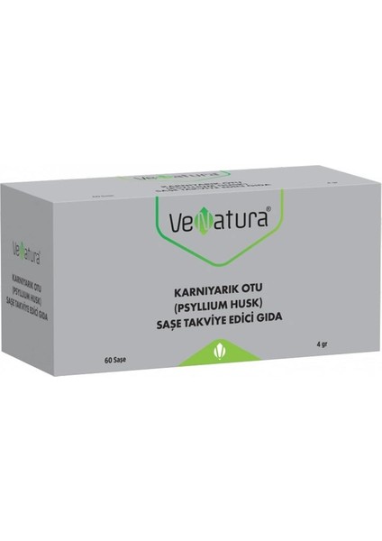 Karnıyarık Otu (Psyllium Husk) Saşe Takviye Edici Gıda 60 Saşe