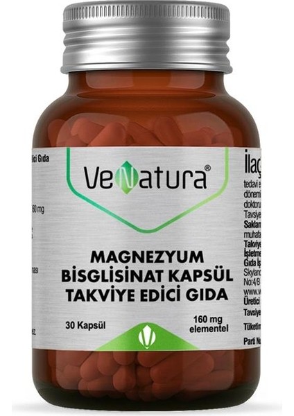 Magnezyum Bisglisinat 30 Kapsül