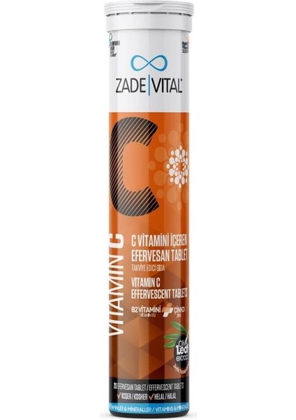 Vitamin C 1000 Mg 20 Efervesan Tablet