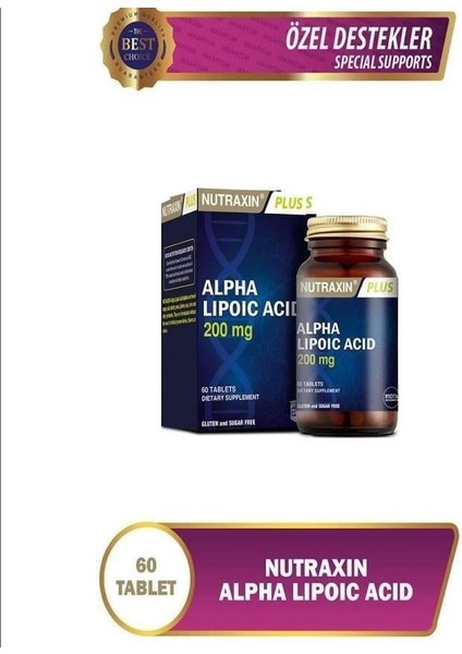 Alpha Lipoic Acid 200 Mg 60 Tablet