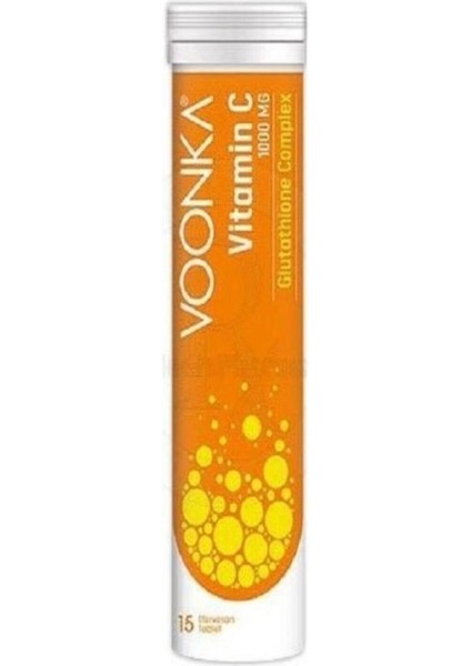 Vitamin C 1000 Mg Glutathione Complex 15 Efervesan Tablet