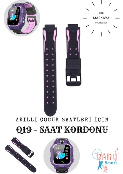 Q19 Akıllı Çocuk Takip Saat Kordonu