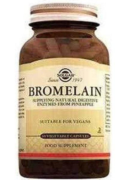 Bromelain 150 Mg 60 Kapsül
