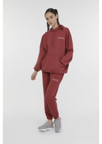 Wb Marcıa 17 3pr Pastel Bordo Kadın Sweatshirt