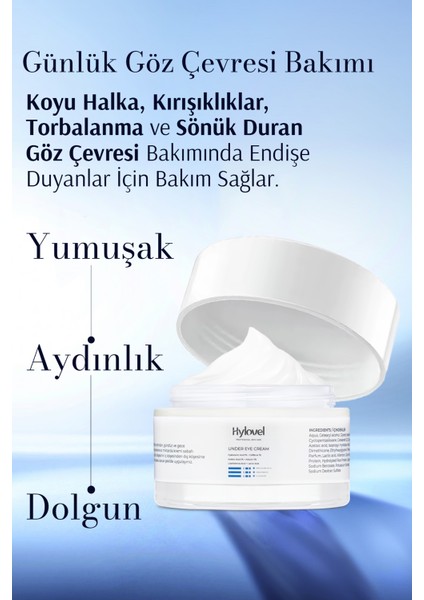 Göz Altı Morlukları Ve Göz Altı Torbaları Kırışıklık Karşıtı Göz Çevresi Kremi Bakım Seti