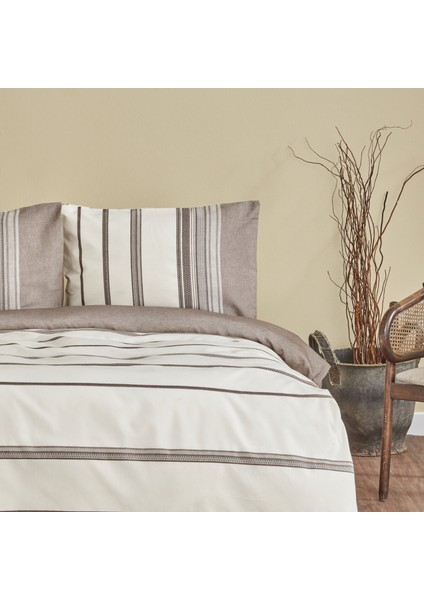 Vetro Terracotta Çift Kişilik Ipliği Boyalı Nevresim Takımı fiyatları