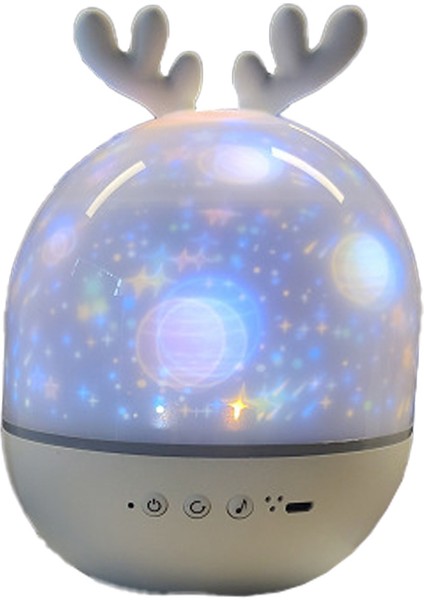 Genie Projektör Lambalı Müzik Kutusu-Geyik-Usb Destekli (Yurt Dışından)