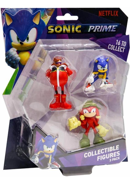 Sonic Prime 3'lü Figür Seti - 3