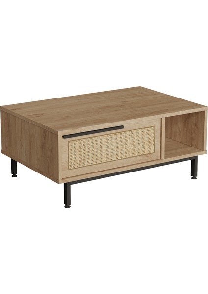 Ocean Orta Sehpa Metal Ayaklı Kapaklı Uv Baskı Sepet-Jüt On2-Su fırsatları