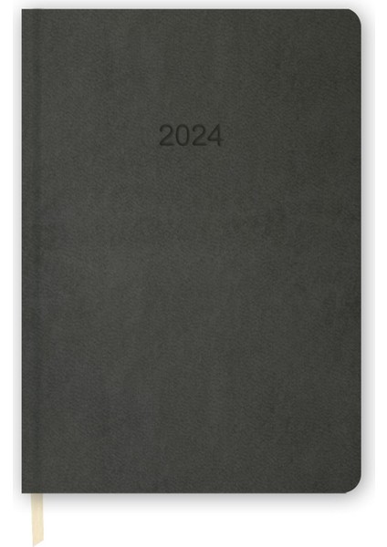 Termo Deri 2024 Günlük Ajanda Gri 14 x 20